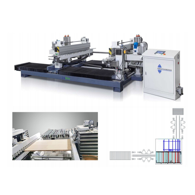 SDS-2500 Double-sided Edge Sander For Door